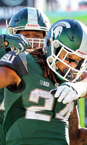 Spartans beat Maryland 24-7; Cook watches second half